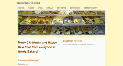Desktop Screenshot of norrisbakery.com